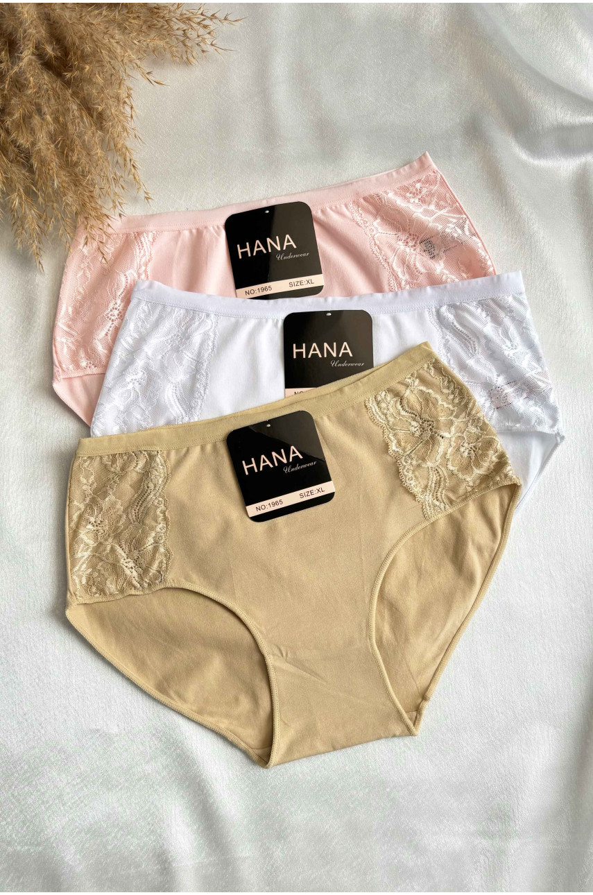 Набор трусов женских полубатальных 3 штуки 1965 188560