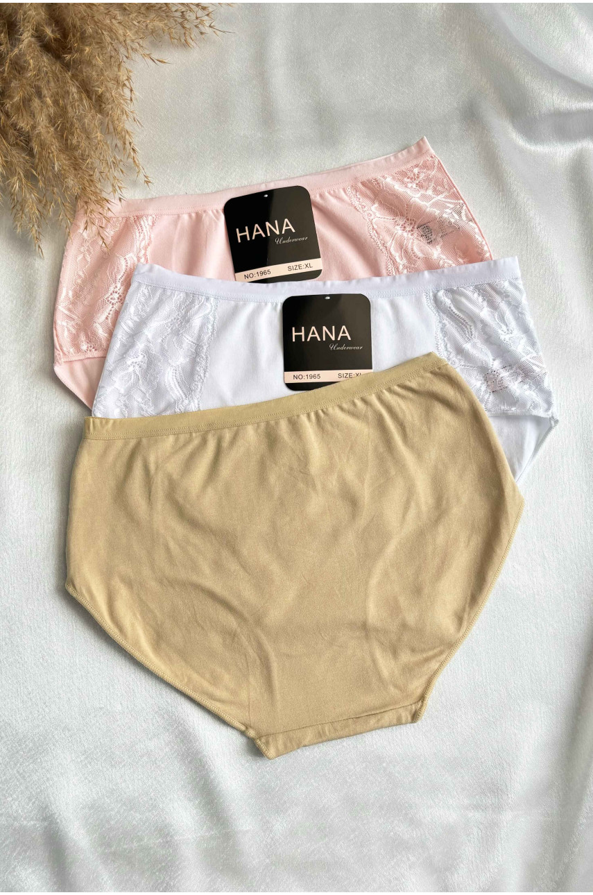 Набор трусов женских полубатальных 3 штуки 1965 188560