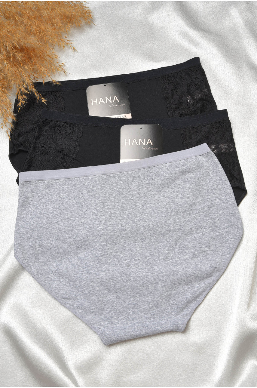 Набор трусов женских полубатальных 3 штуки 1965 188561