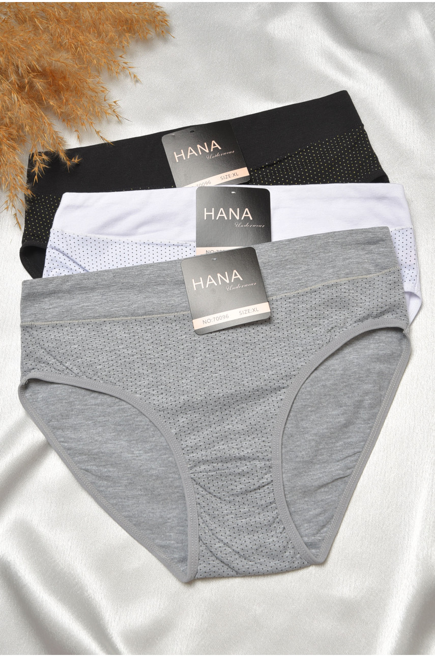 Набор трусов женских полубатальных 3 штуки 70096 188563