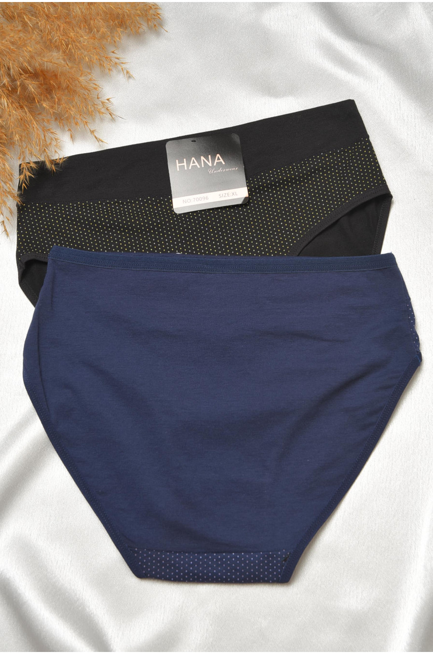 Набор трусов женских полубатальных 2 штуки 70096 188564
