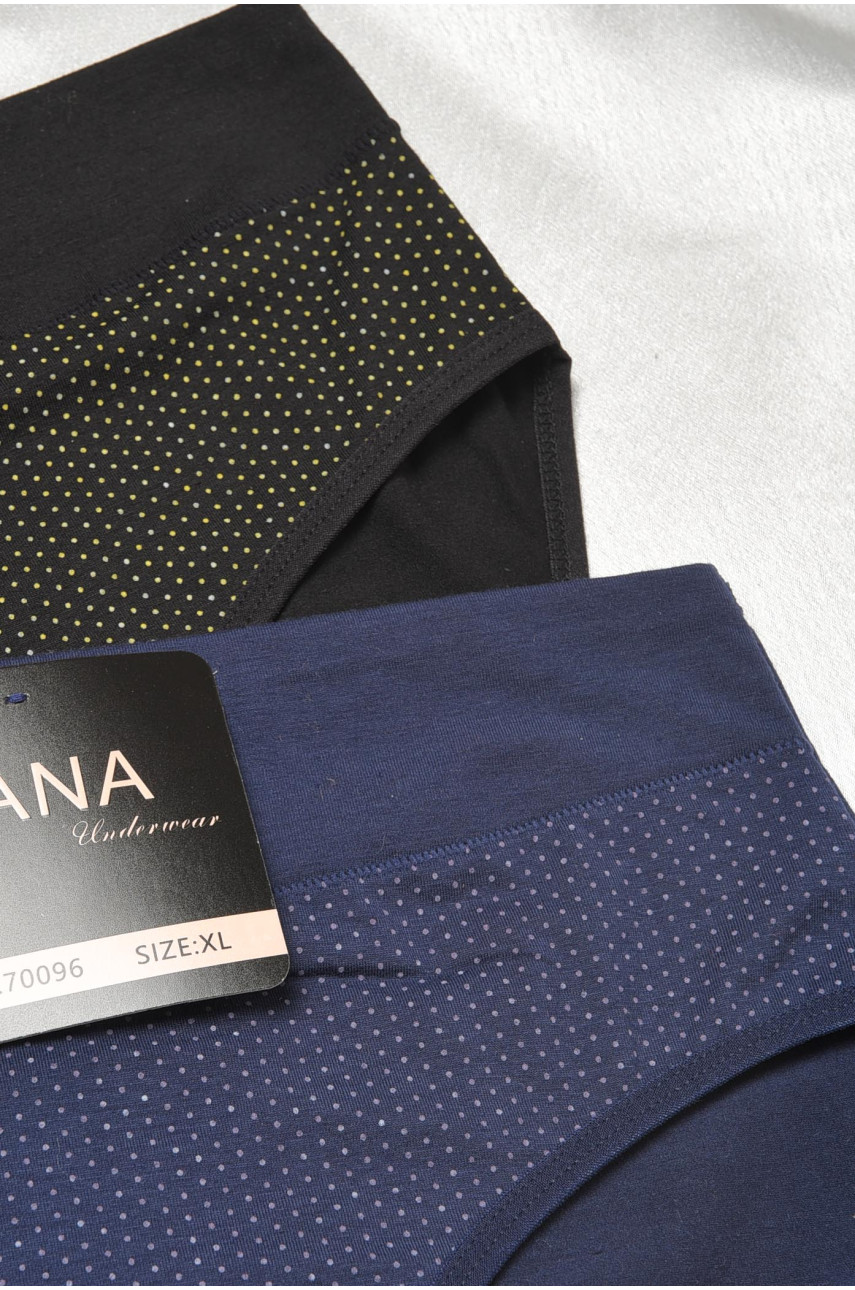 Набор трусов женских полубатальных 2 штуки 70096 188564