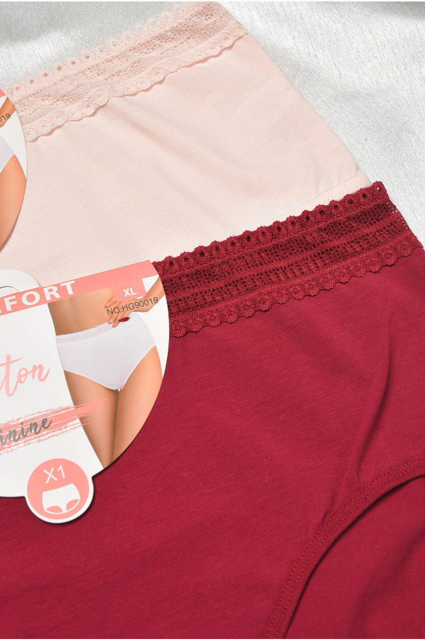Набор трусов женских полубатальных 3 штуки 90019 188572