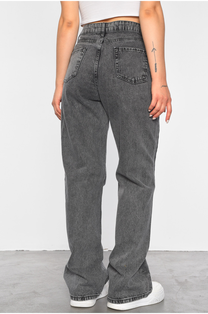 Джинсы женские полубатальные серого цвета 6614 188578 Джинсы женские полубатальные серого цвета 6614 188578