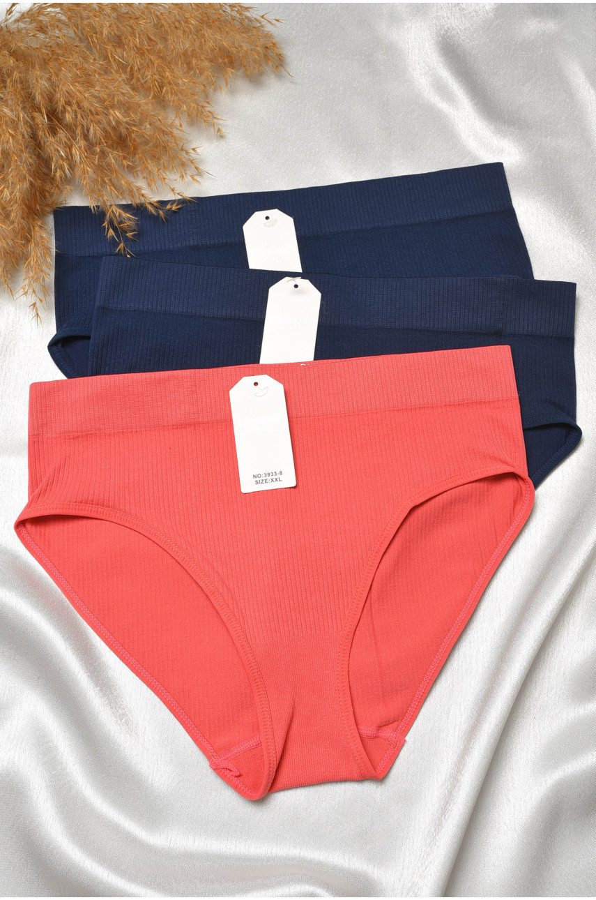Набор трусов женских батальных 3 штуки 3933-8 188597