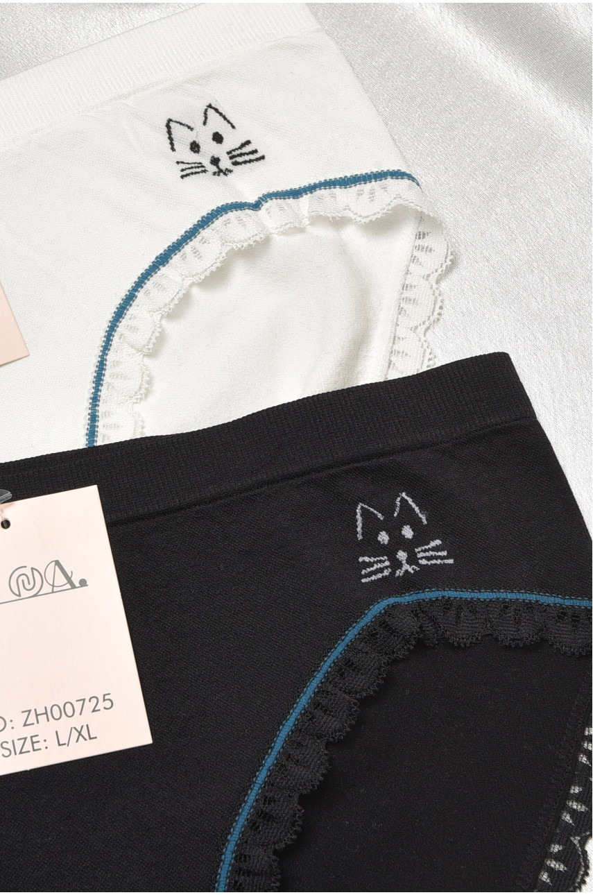 Набор трусов женских 2 шт с рисунком 00725 188618