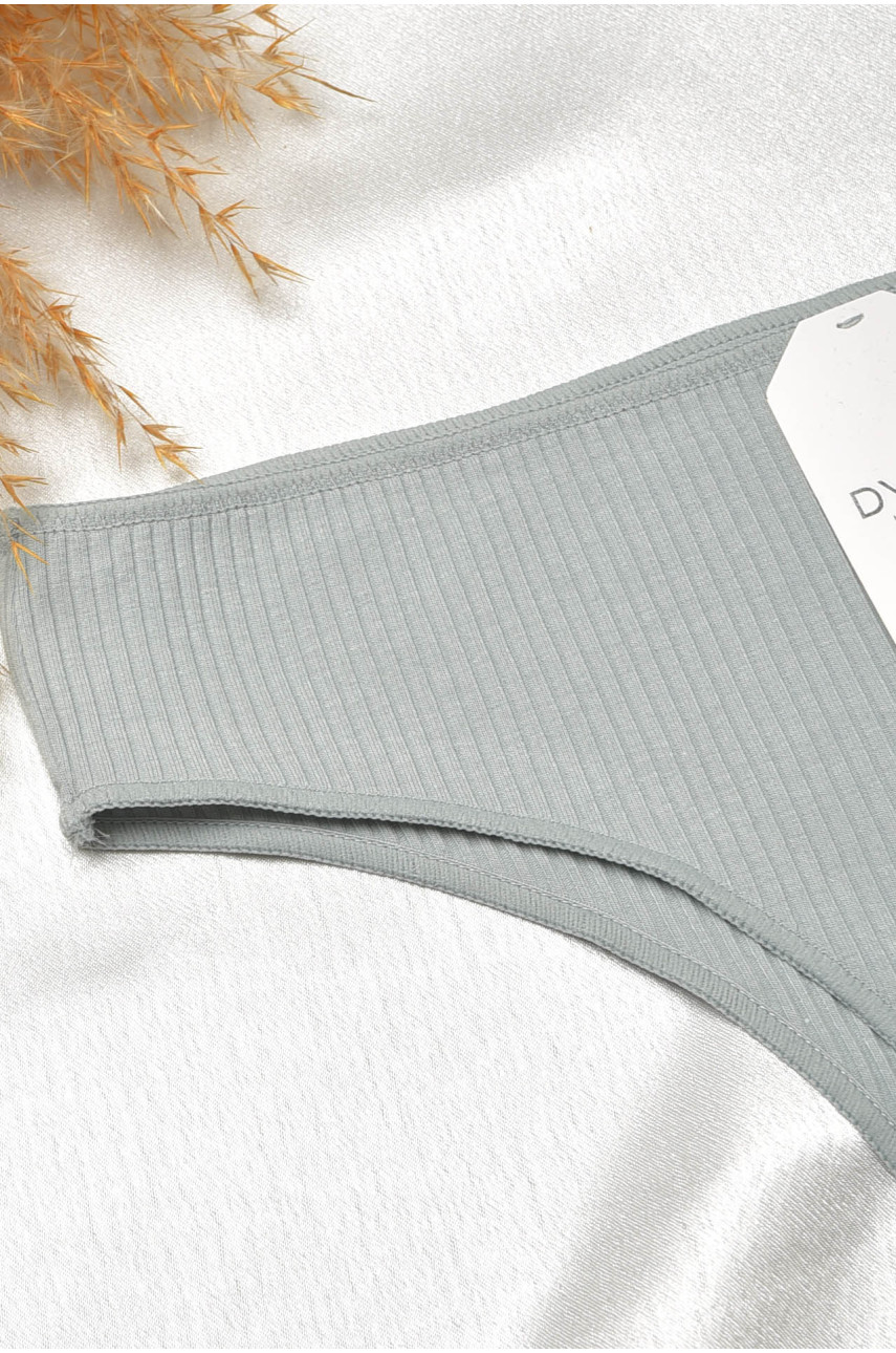 Труси жіночі в рубчик однотонні м'ятного кольору 9144 188639