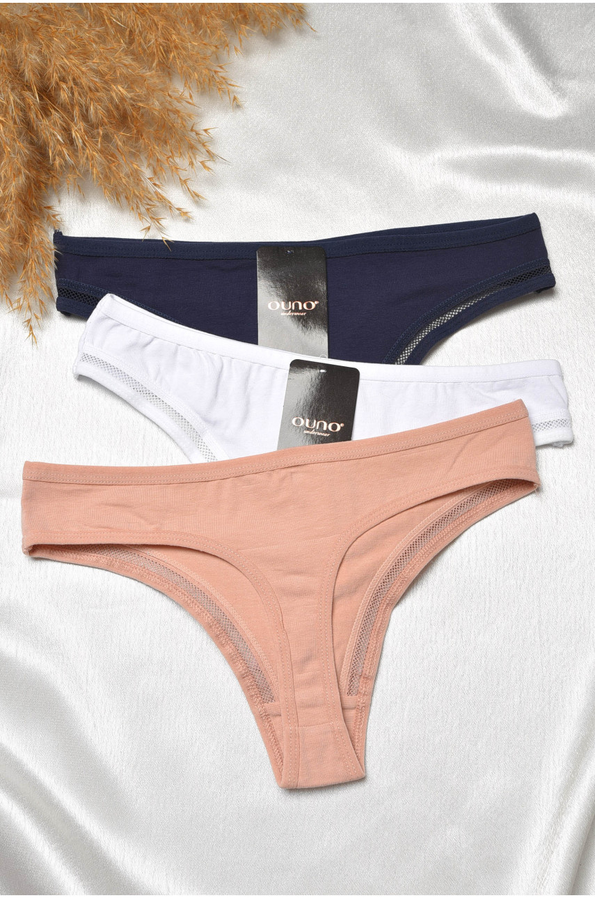 Набор стринг женских 3 штуки 5625 188671