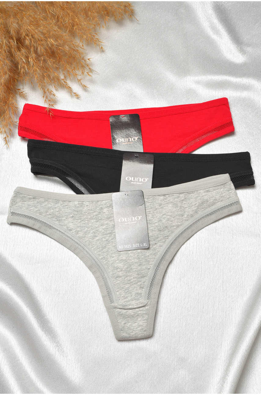 Набор стринг женских 3 штуки 5625 188672