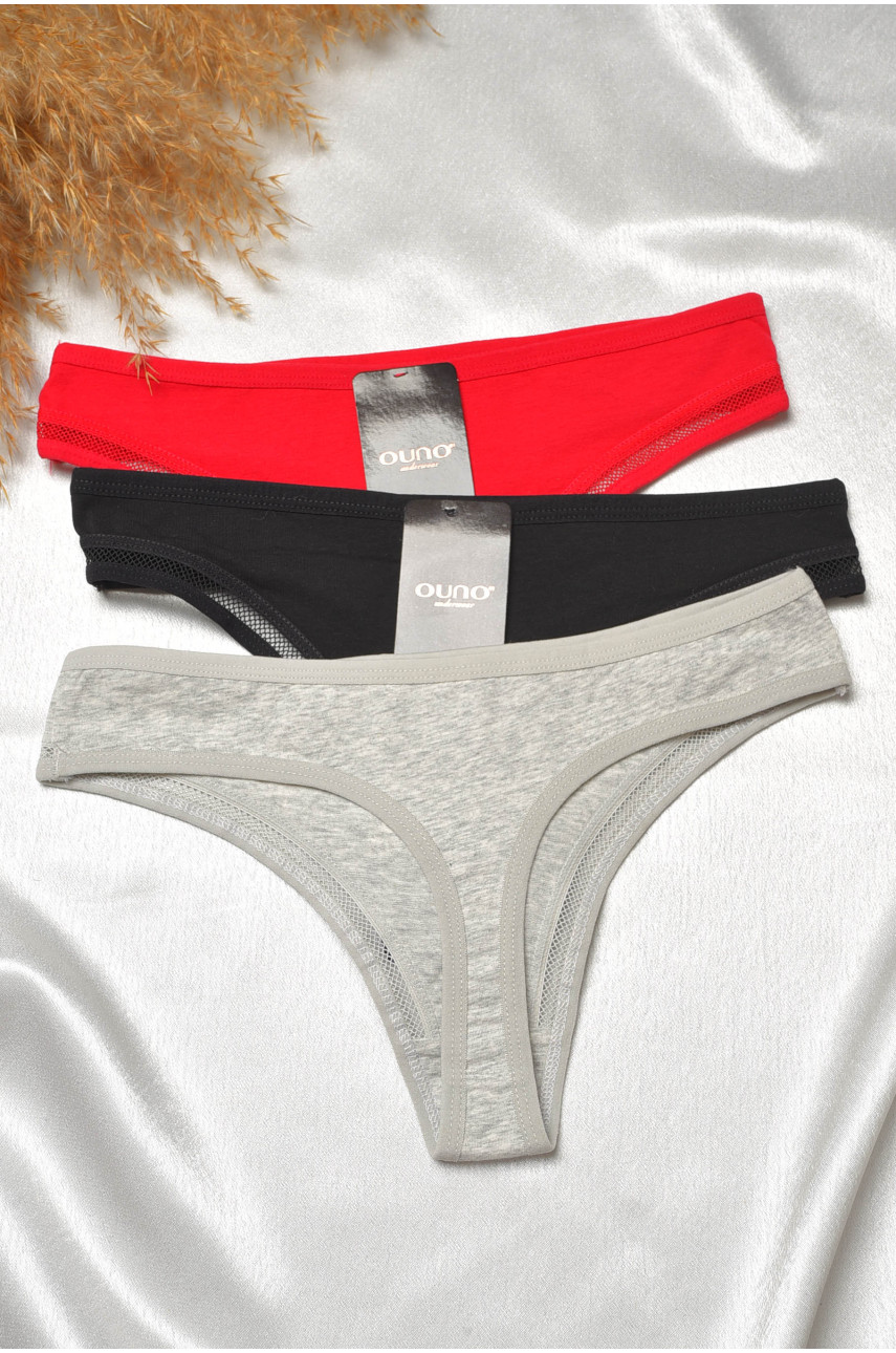 Набор стринг женских 3 штуки 5625 188672