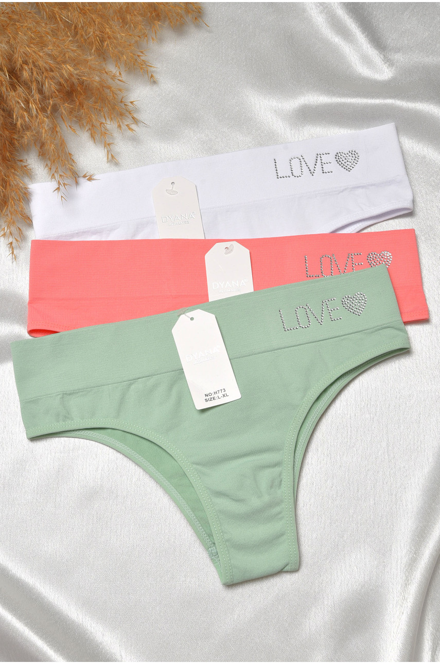 Набор трусов женских 3 штуки 773 188675