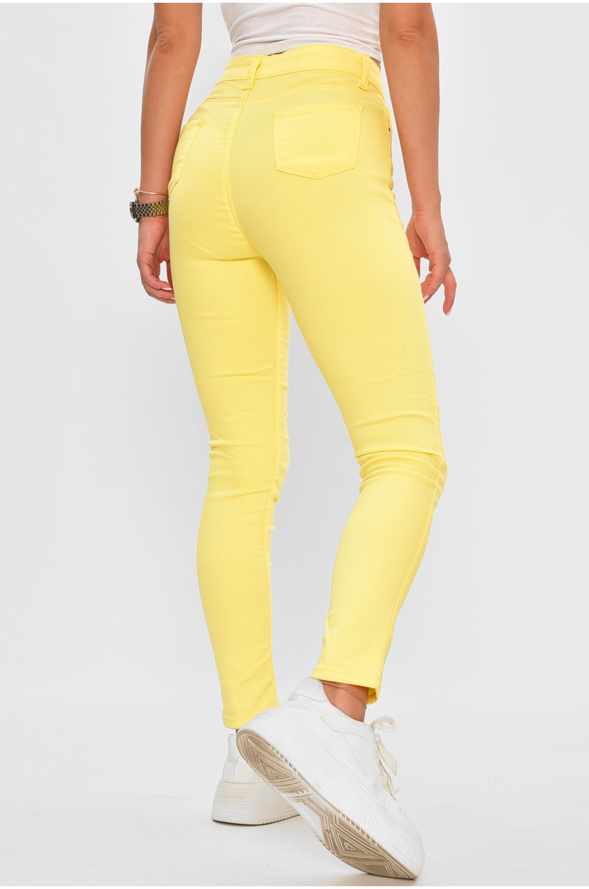 Джинси жіночі жовтого кольору 1215 188693