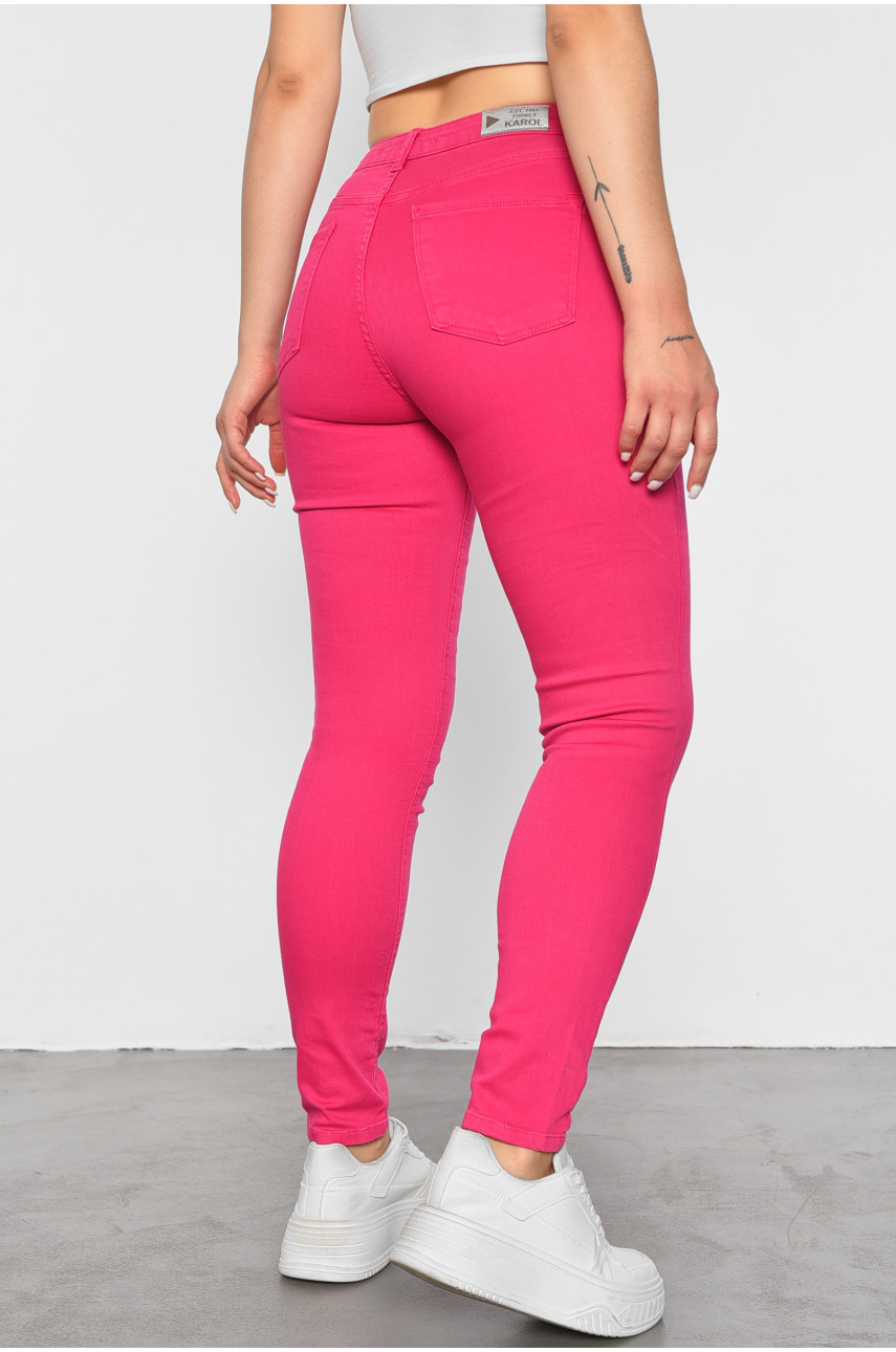 Джинси жіночі рожевого кольору 1188 188695