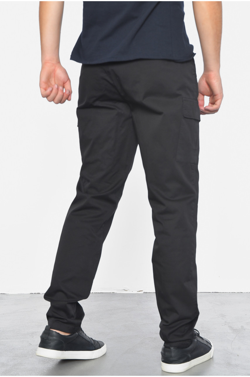 Штаны мужские черного цвета 42363 188720