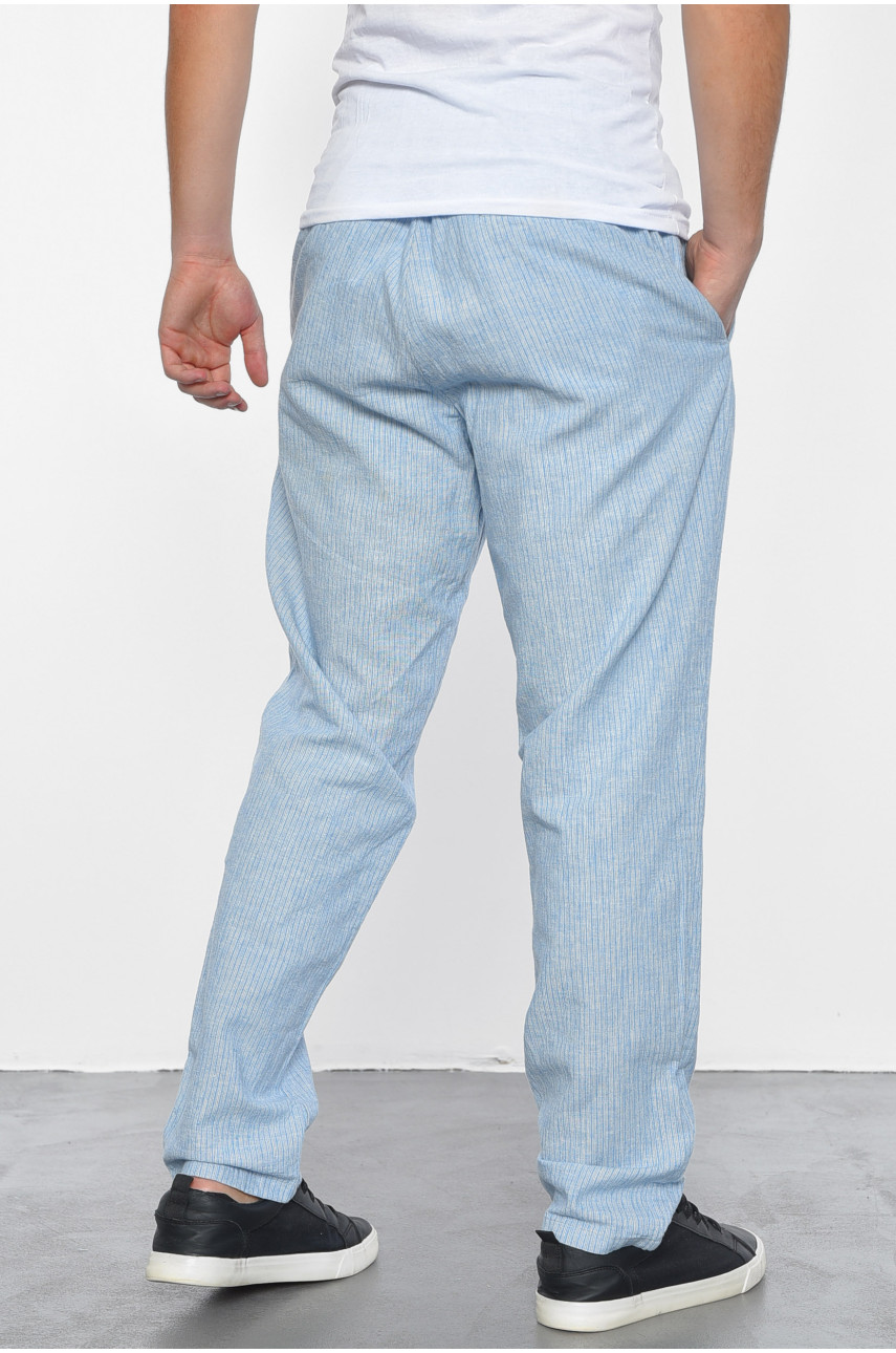 Штаны мужские голубого цвета 58117 188723