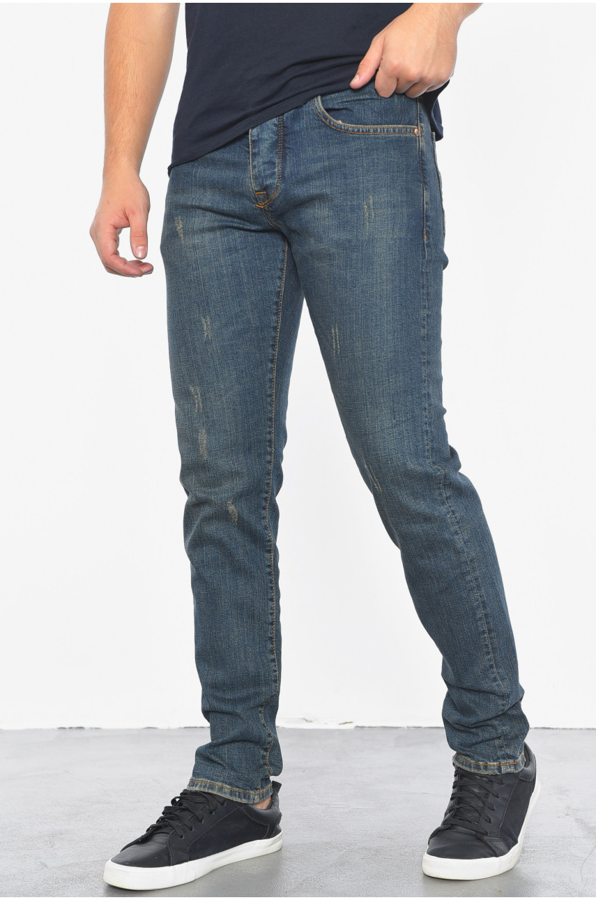 Джинсы мужские темно-синего цвета 001 188724 Джинсы мужские темно-синего цвета 001 188724