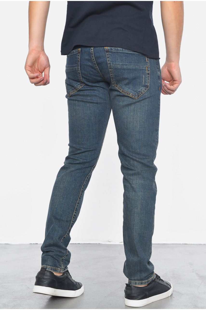 Джинсы мужские темно-синего цвета 001 188724 Джинсы мужские темно-синего цвета 001 188724
