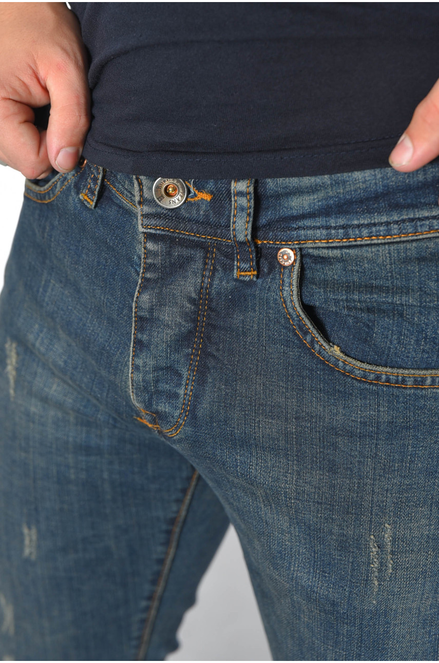 Джинсы мужские темно-синего цвета 001 188724 Джинсы мужские темно-синего цвета 001 188724