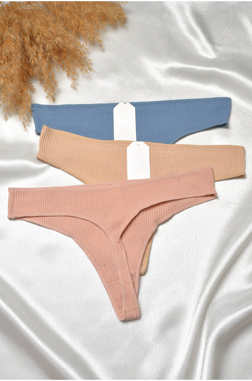 Набор стринг женских 3 штуки 9146-6 188726