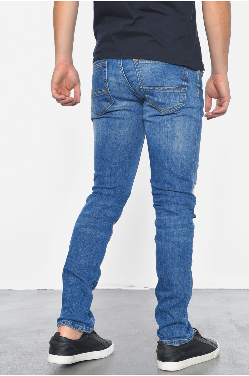 Джинси чоловічі синього кольору 3981 188735