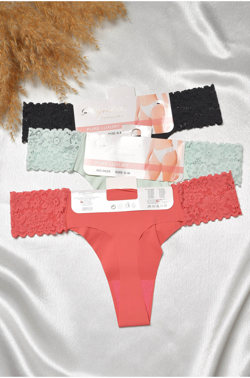 Набор трусов женских 3 штуки 9628 188741