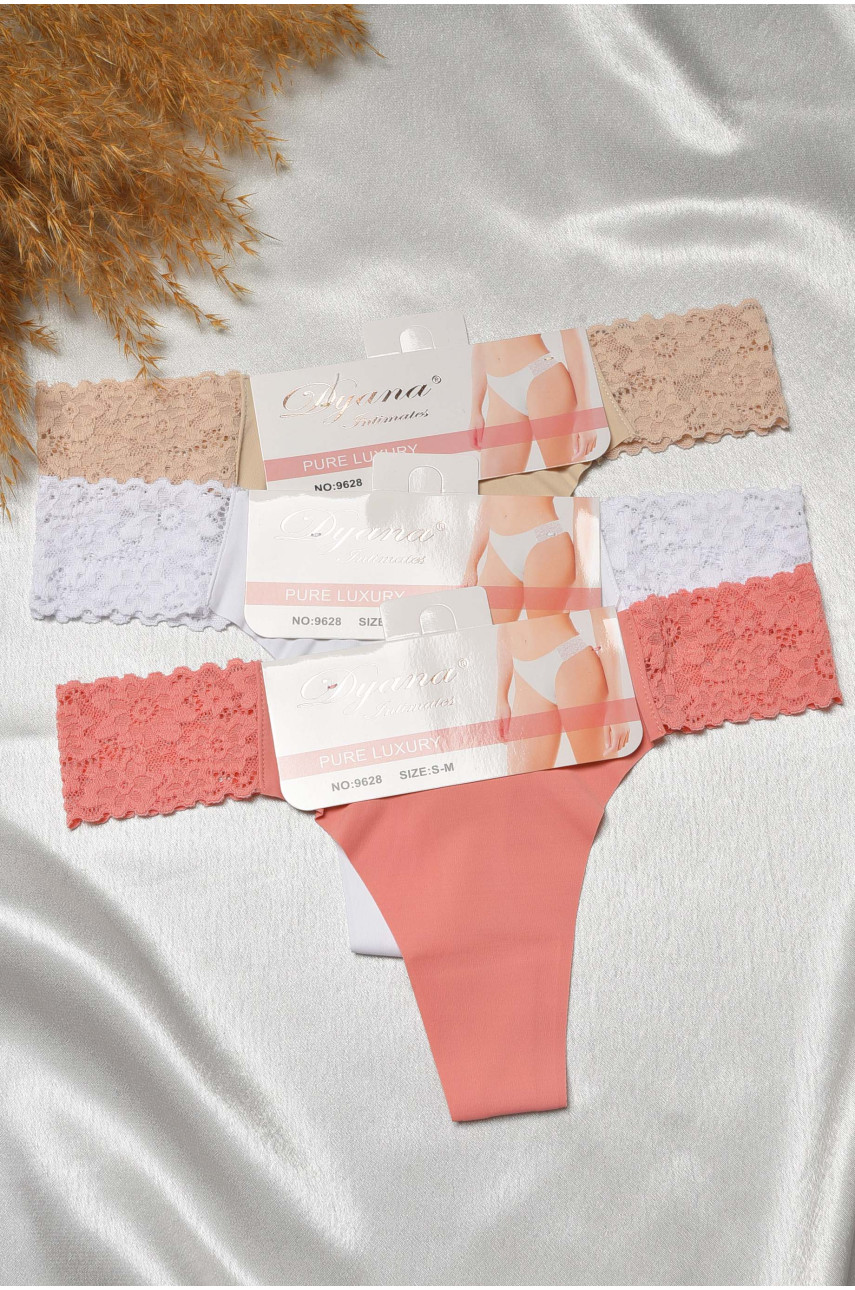 Набор трусов женских 3 штуки 9628 188744