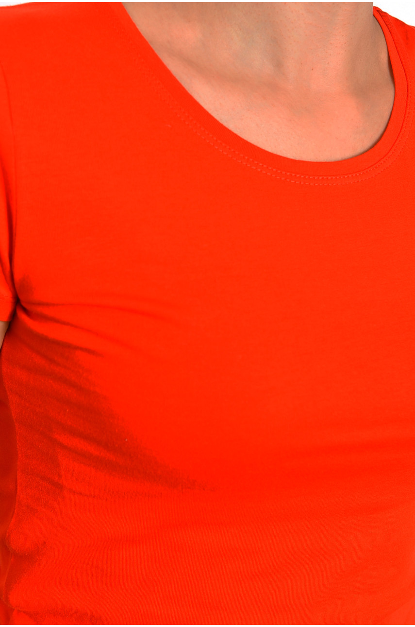 Футболка женская оранжевого цвета 188766 Футболка женская оранжевого цвета 188766