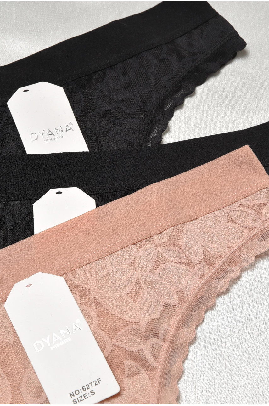 Набор стринг женских 3 штуки 6272 188770 Набор стринг женских 3 штуки 6272 188770