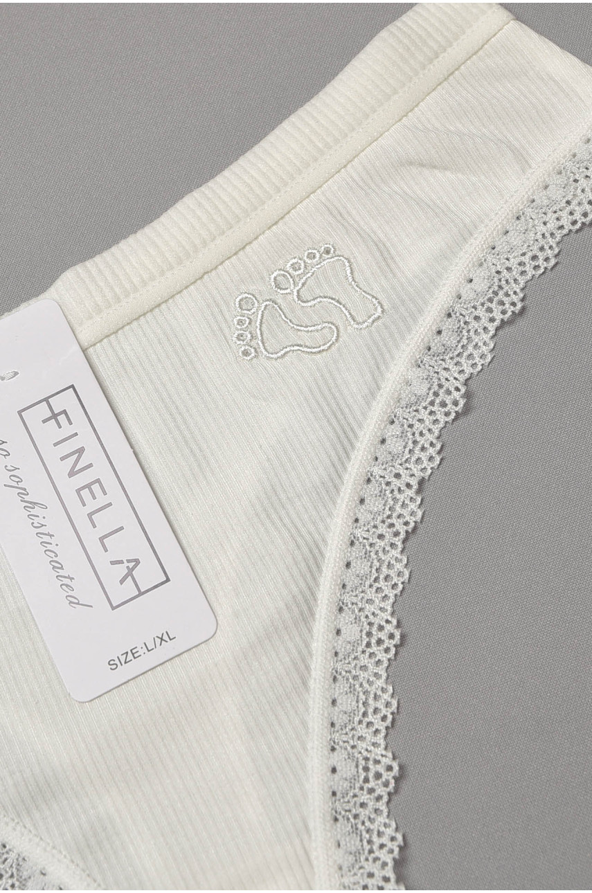 Стринги женские с кружевом белого цвета 8860 188786 Стринги женские с кружевом белого цвета 8860 188786