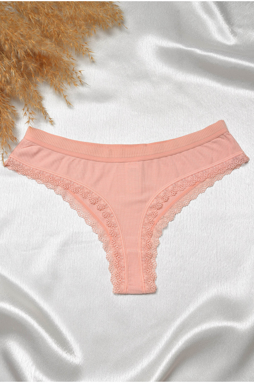 Стринги женские с кружевом розового цвета 8860 188795