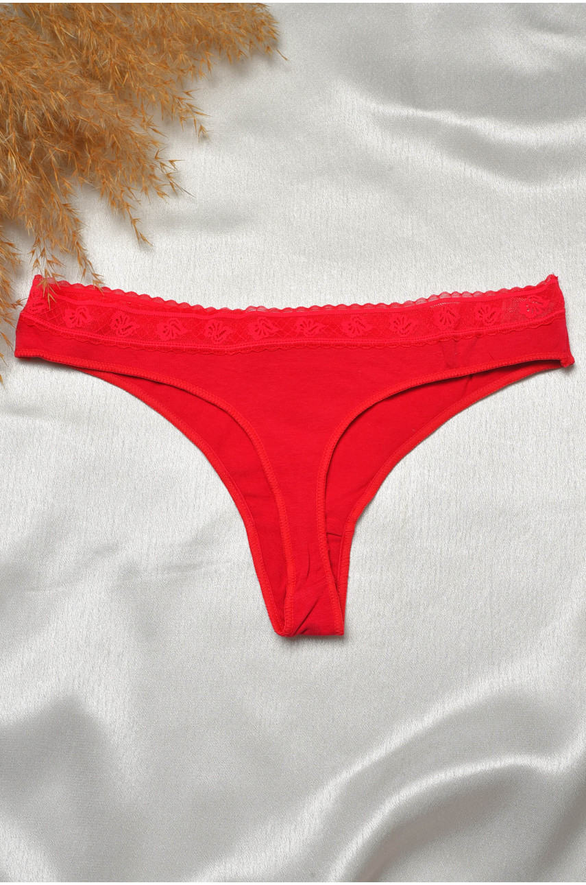 Стринги женские бордового цвета 6217 188806