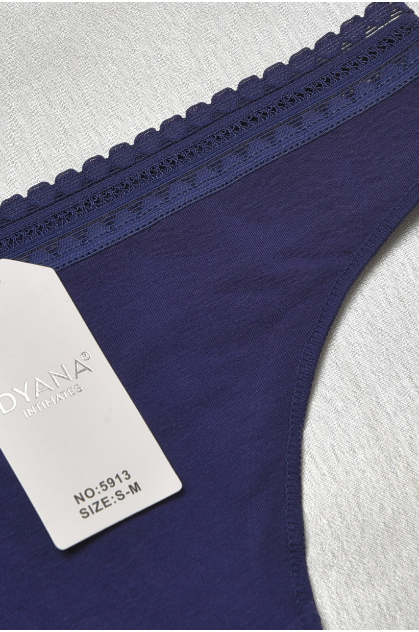 Стринги женские синего цвета 5913 188819 Стринги женские синего цвета 5913 188819