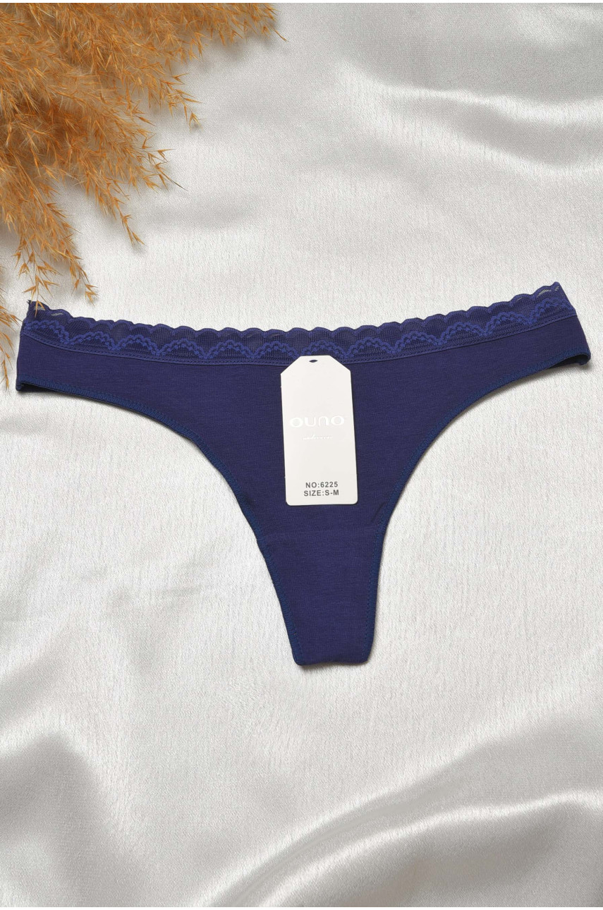 Трусы женские синего цвета 6225 188822