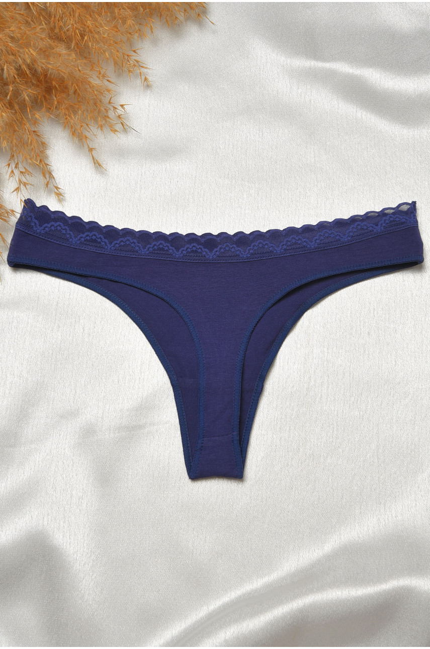 Трусы женские синего цвета 6225 188822