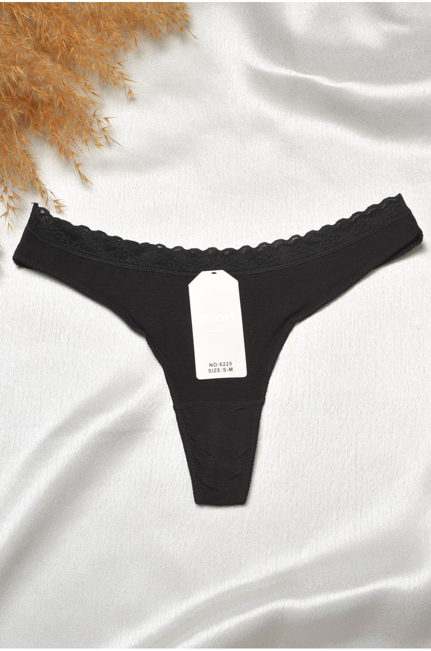 Трусы женские черного цвета 6225 188823