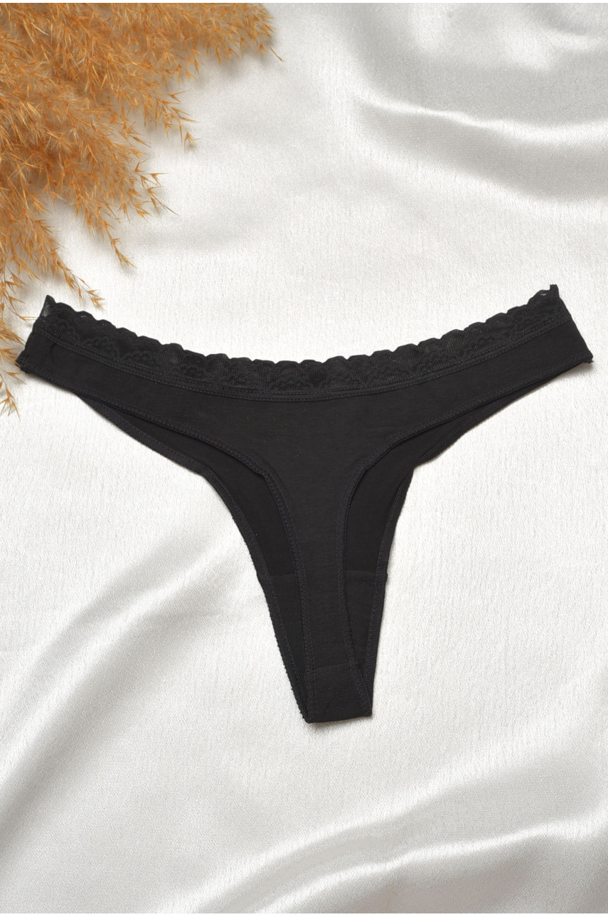 Трусы женские черного цвета 6225 188823