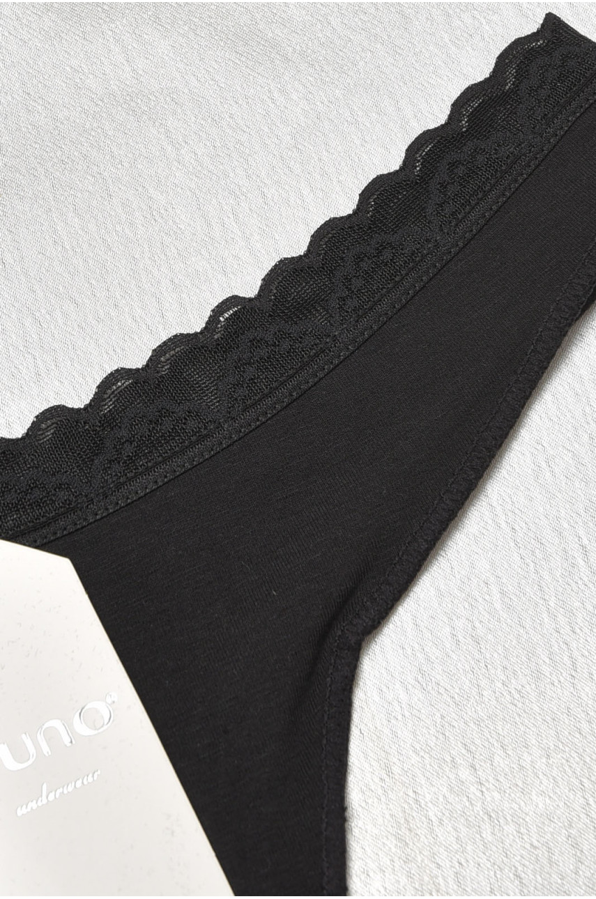 Трусы женские черного цвета 6225 188823