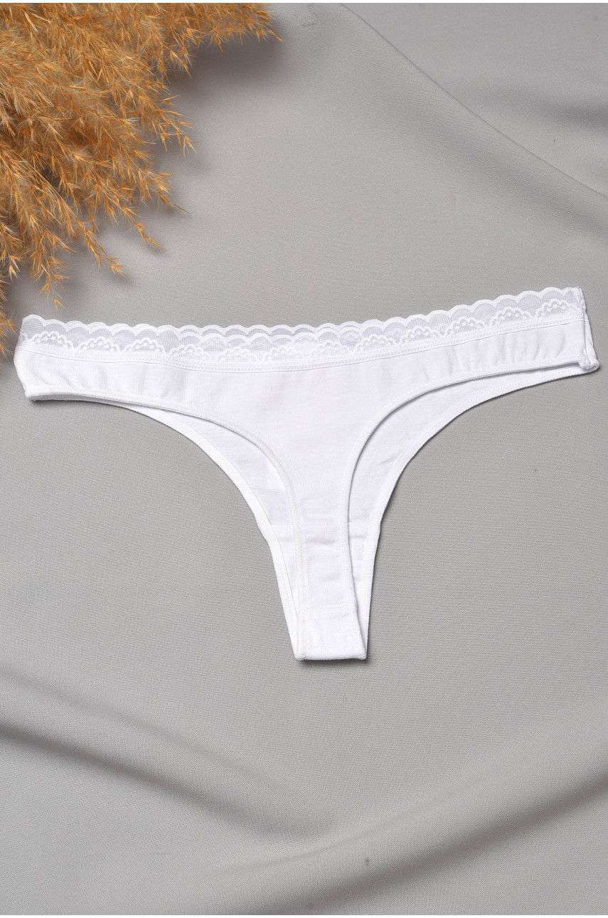 Трусы женские белого цвета 6225 188825