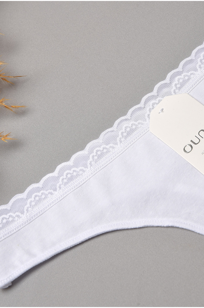 Трусы женские белого цвета 6225 188825