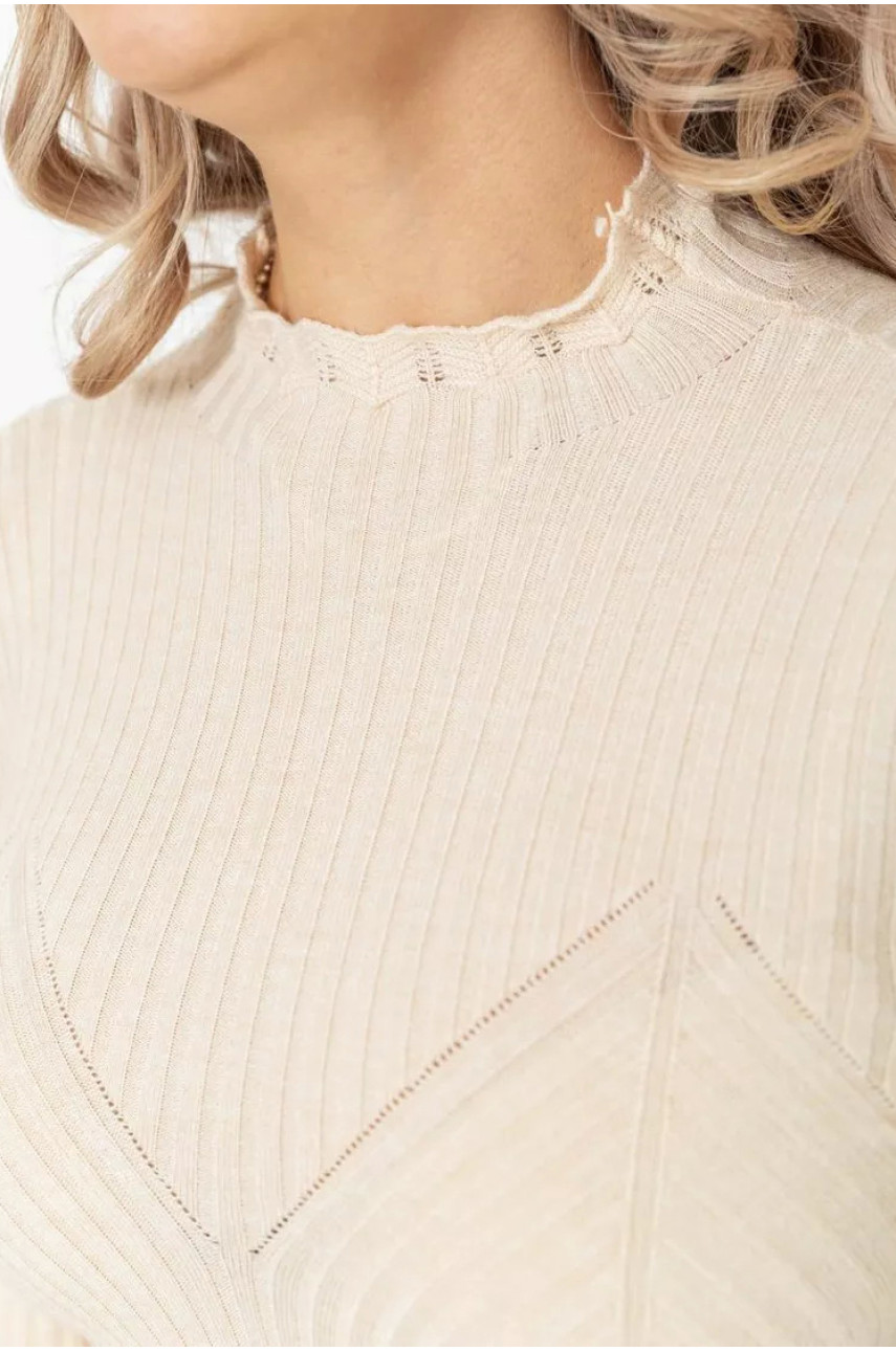 Гольф жіночий молочного кольору 119 188826