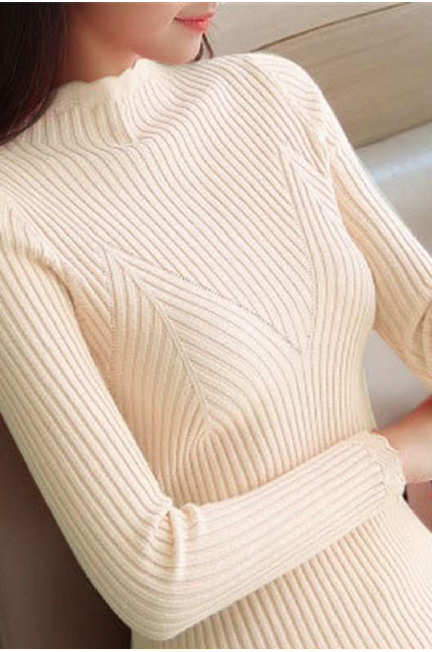 Гольф жіночий молочного кольору 119 188826