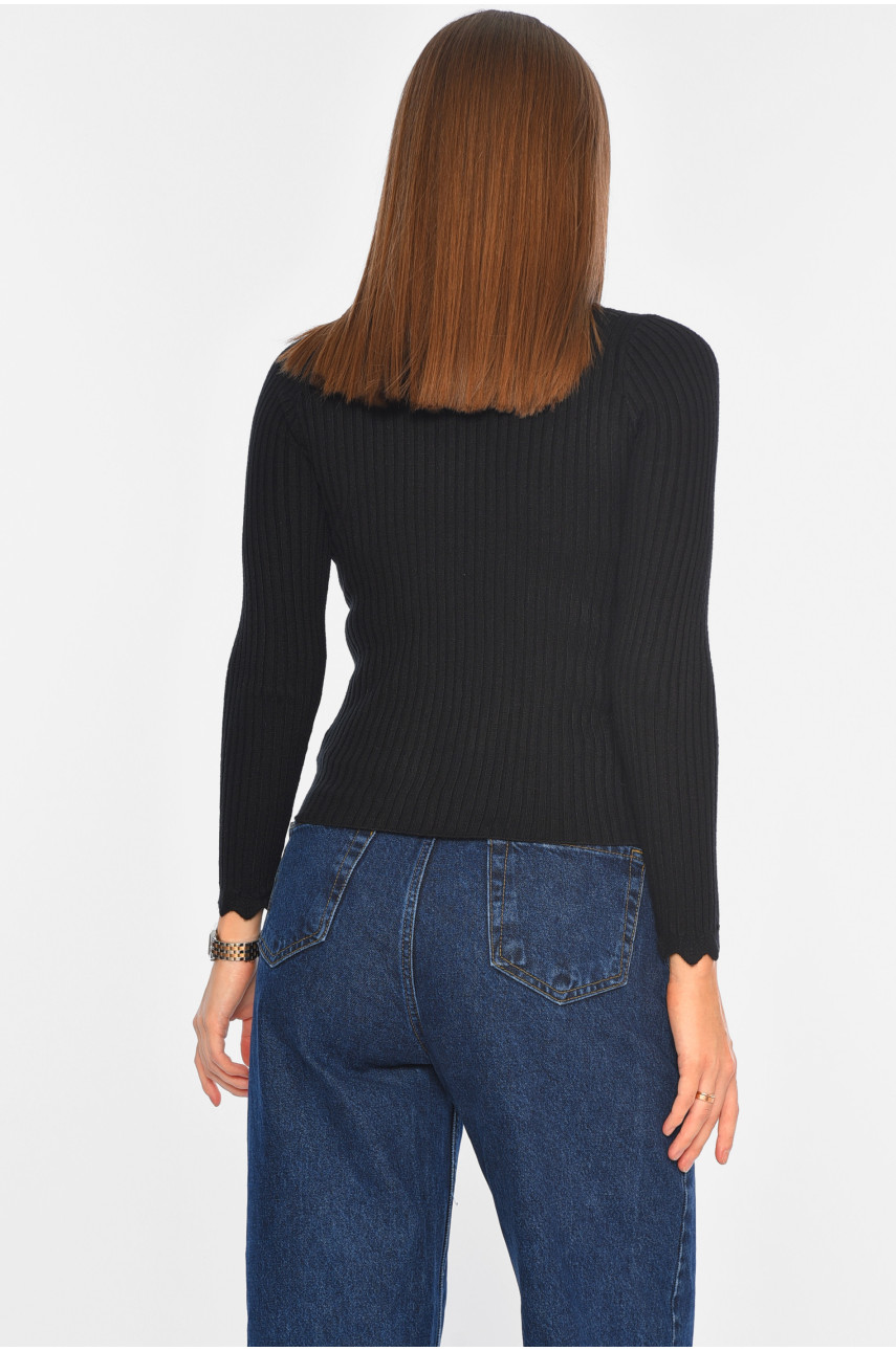 Гольф женский черного цвета 119 188846 Гольф женский черного цвета 119 188846