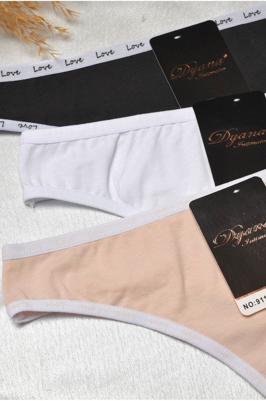 Набор стринг женских 3 штуки 9117 188853 Набор стринг женских 3 штуки 9117 188853