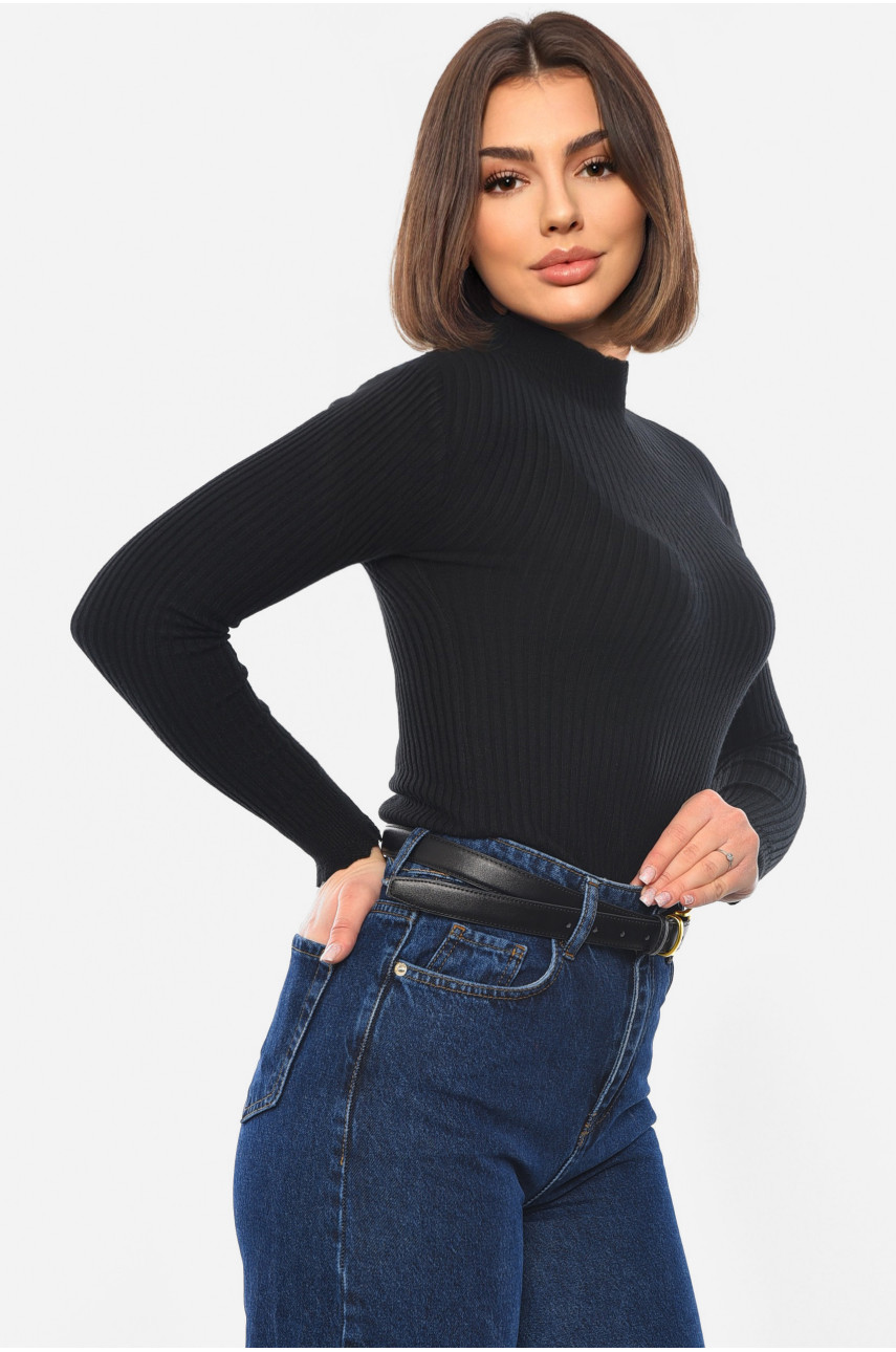 Гольф жіночий чорного кольору 806 188857 Гольф жіночий чорного кольору 806 188857