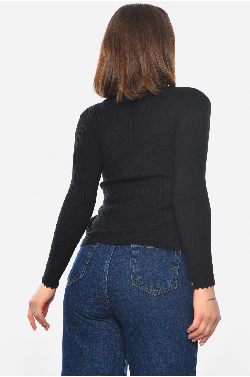 Гольф жіночий чорного кольору 806 188857 Гольф жіночий чорного кольору 806 188857