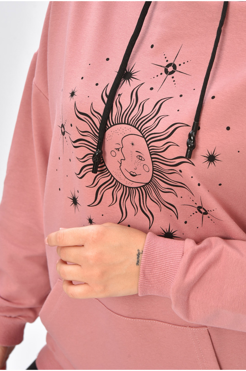 Худи женское розового цвета 700 188882