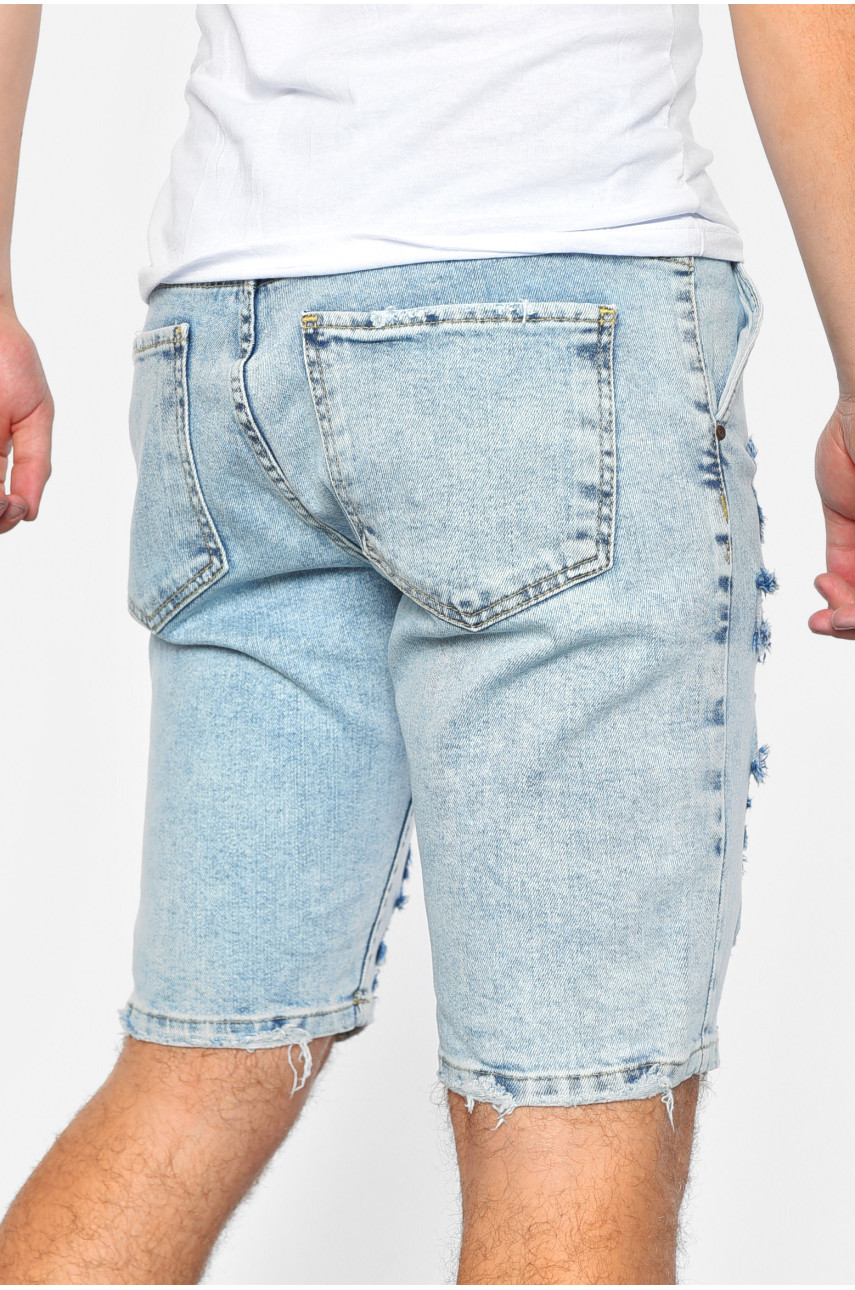 Шорти чоловічі джинсові блакитного кольору 643 188886