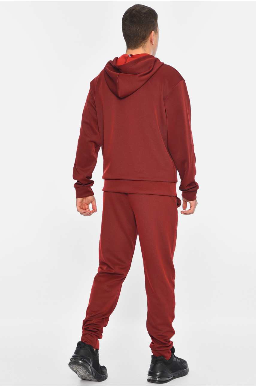 Спортивний костюм чоловічий бордового кольору 5599 188915
