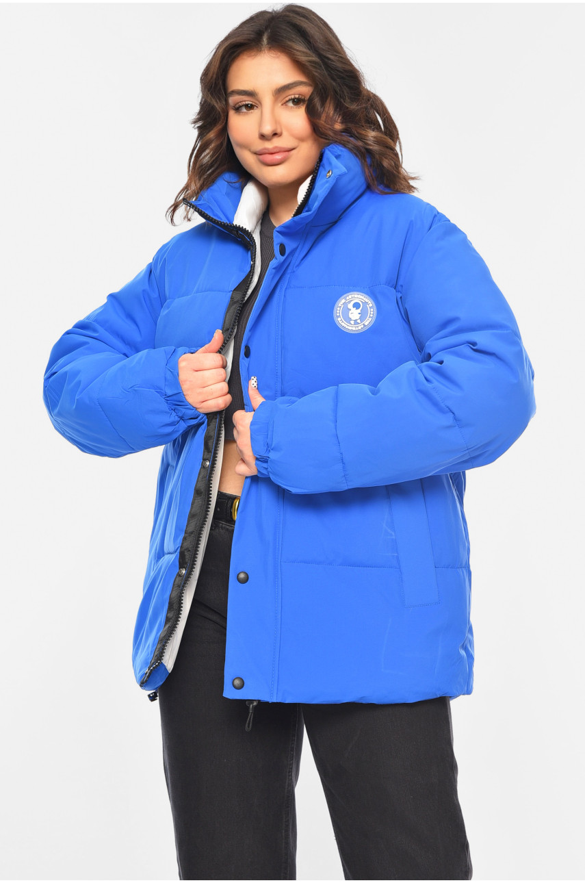 Куртка жіноча демісезонна синього кольору 821 188931