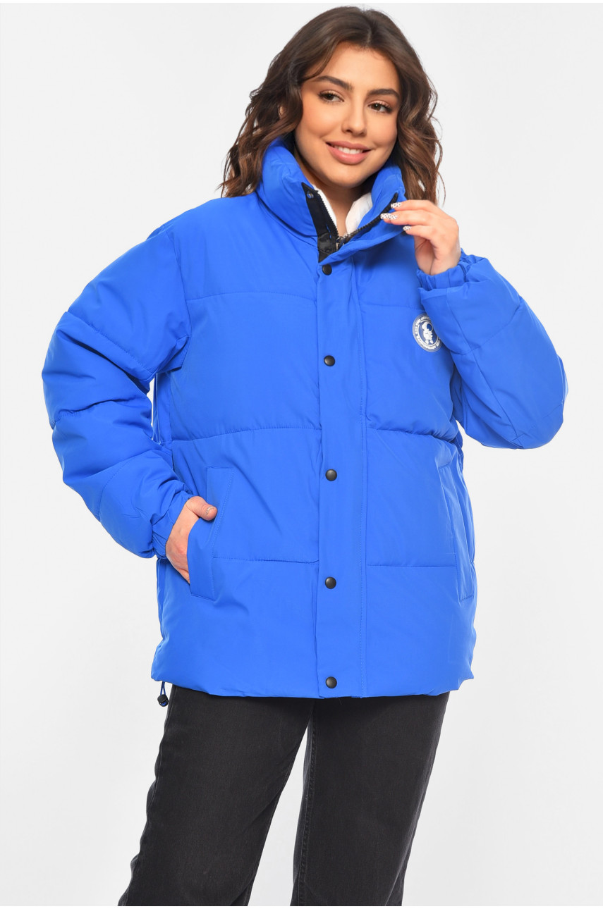 Куртка жіноча демісезонна синього кольору 821 188931